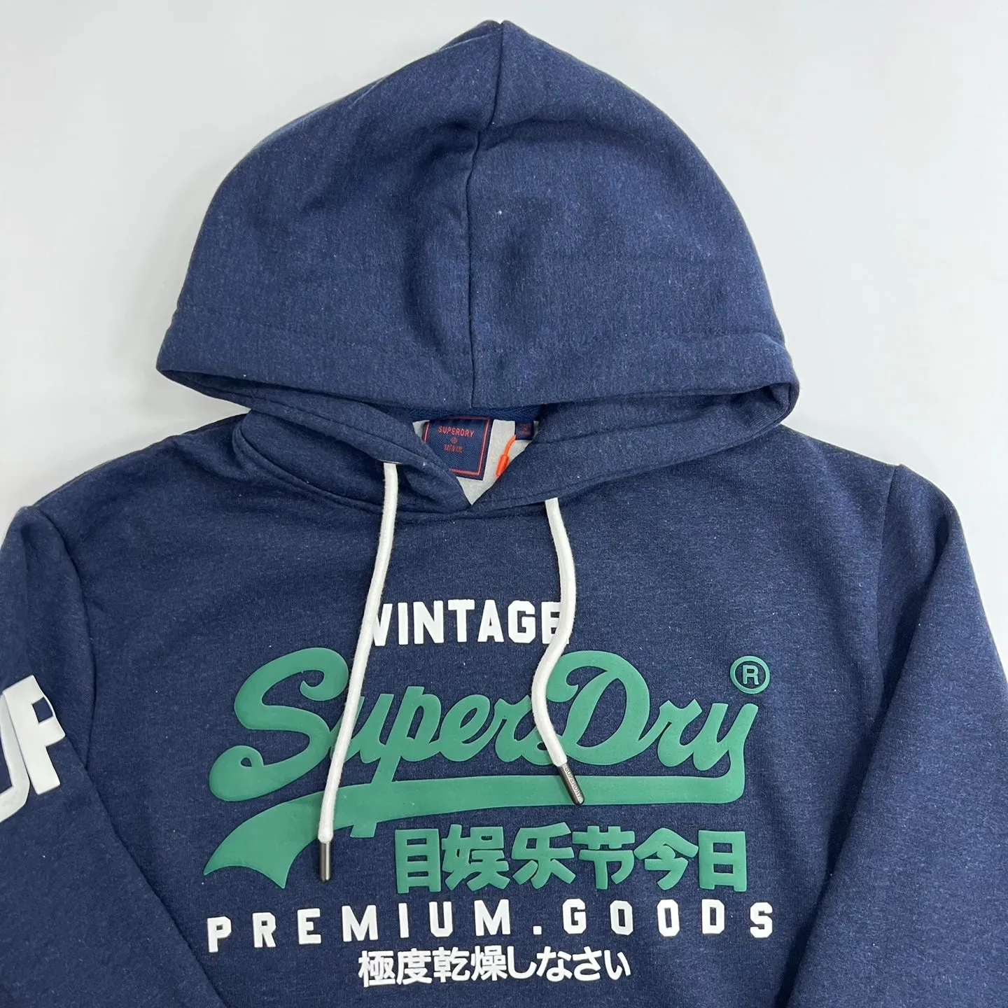 SUPERDRY Vintage Melange Hoodied Sweatshirt