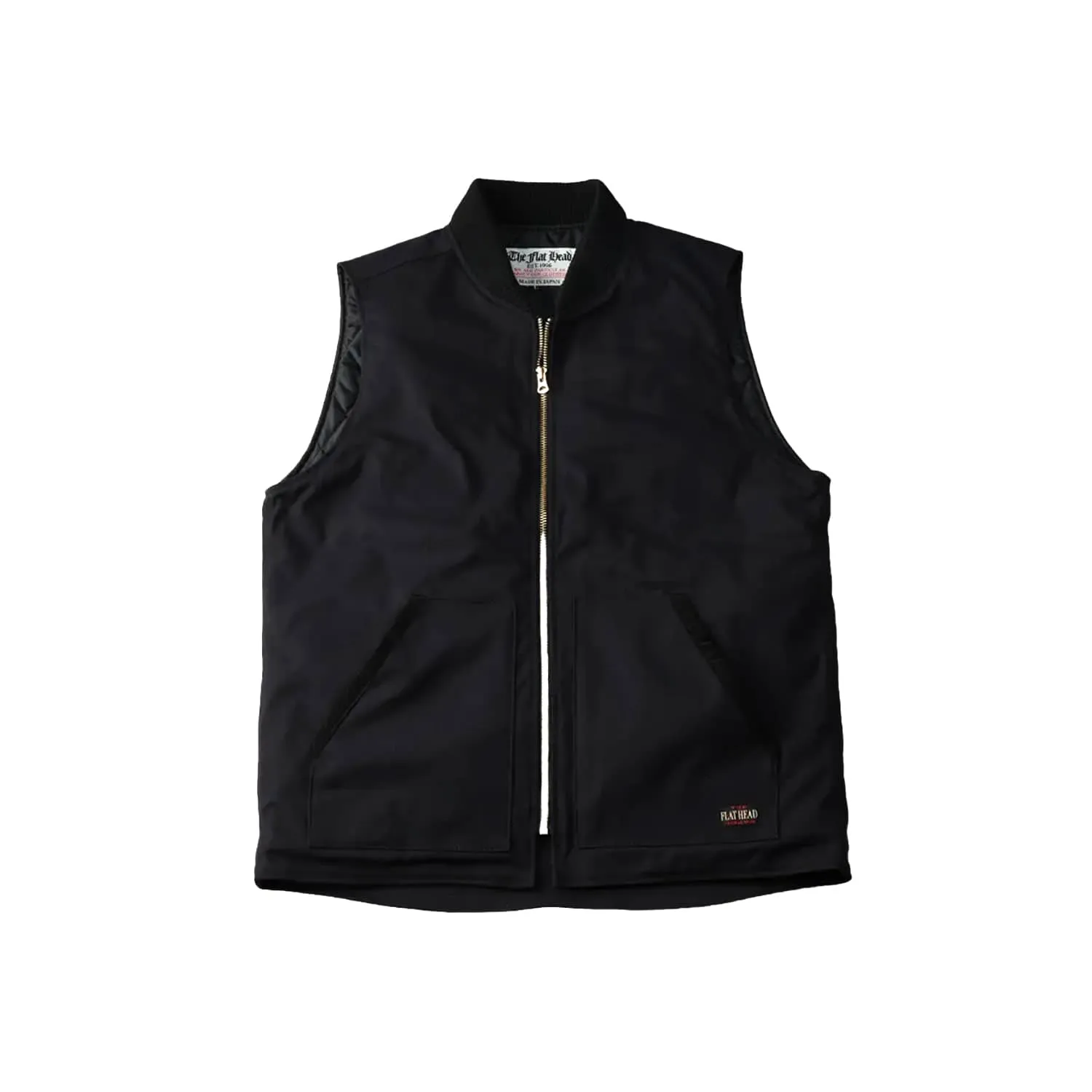 The Flat Head FN-OJ-CV003 Duck Vest Black