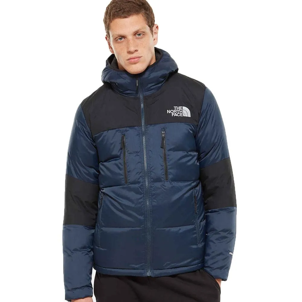 The North Face Himalayan Light Down Hooded Jacket - Navy And Black