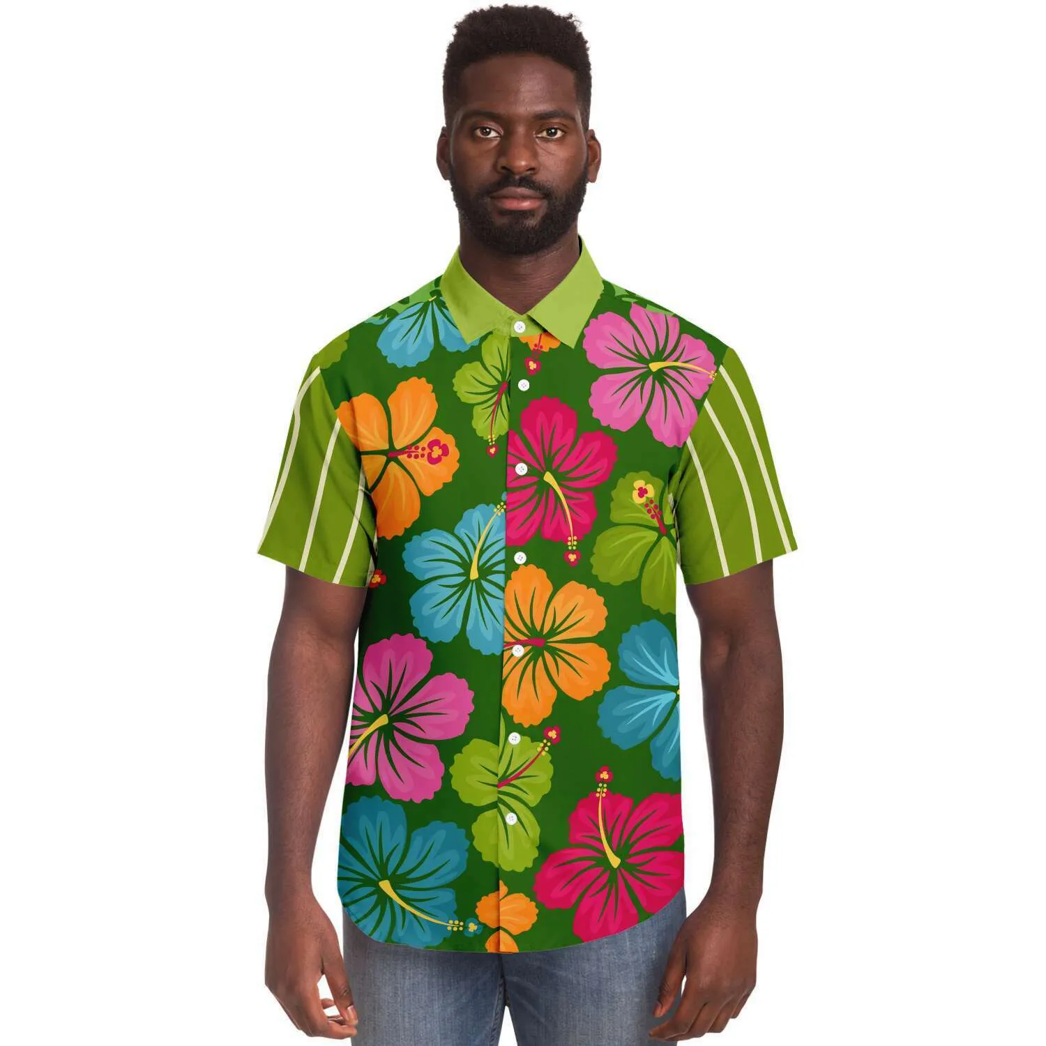 The Tiki God Short Sleeve Button Down Shirt